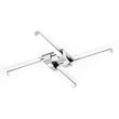 Plafoniera moderna crom IP44 LED 27W/1740lm/3000K, Ledina DL 7-636/4 Chrom Orion